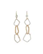 Mother-of-pearl & 3-tier Earrings