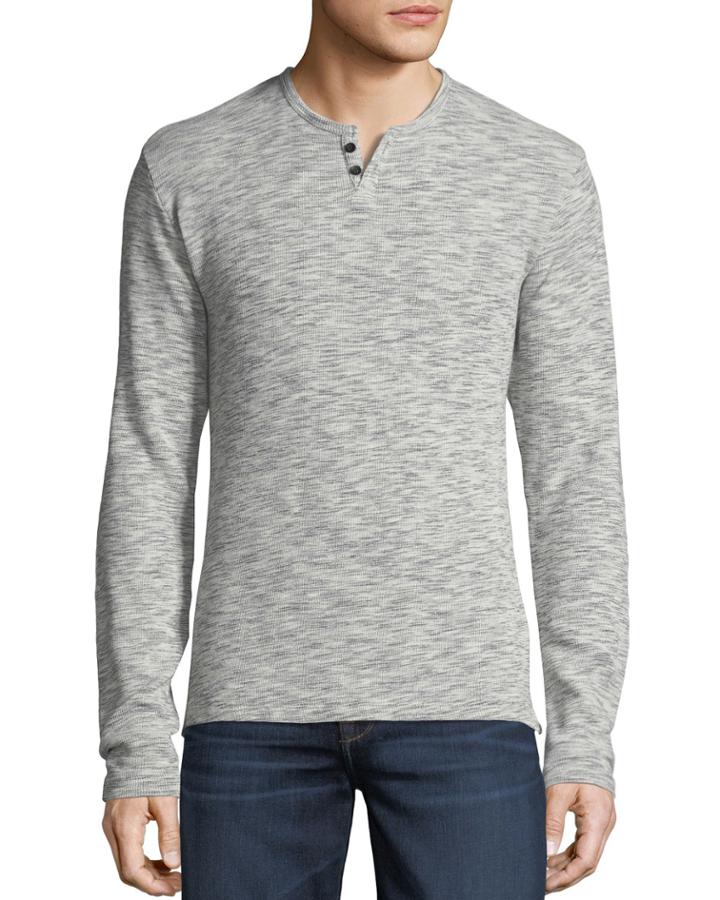Men's Wintz Long-sleeve Waffle Henley