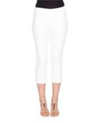 Mid-rise Cropped Pants, Bianco Ottico
