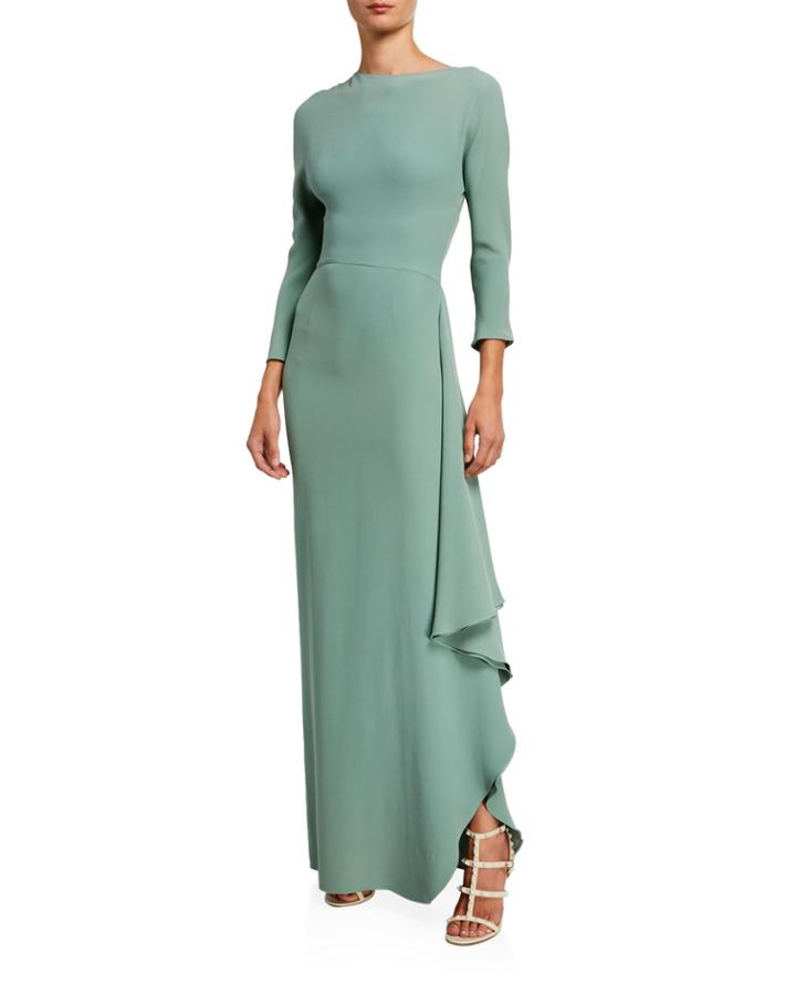 Drape 3/4-sleeve Long