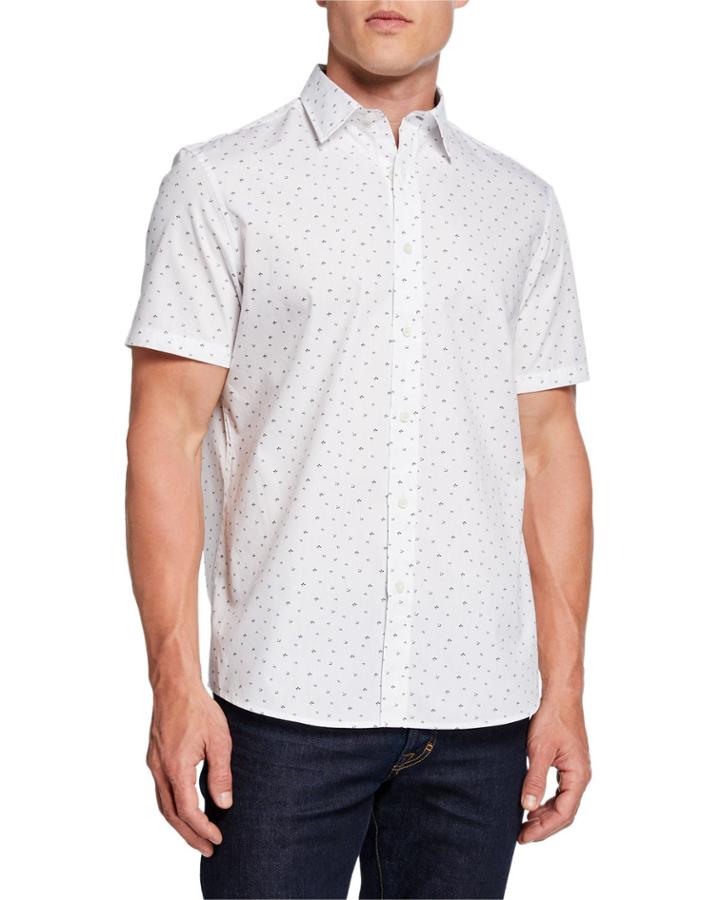 Men's Woven Printed
