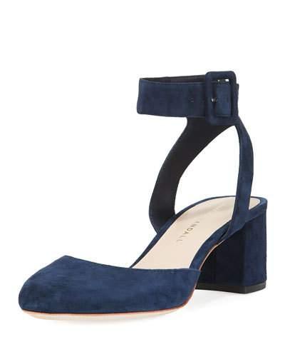 Cami Suede Ankle-wrap Pump