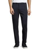 Stretch-knit Pleated Pants