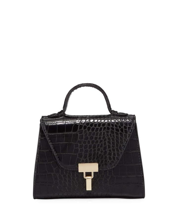 Kacey Mock-croc Crossbody