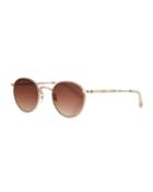Wilson Round Gradient Sunglasses, Desert Taupe