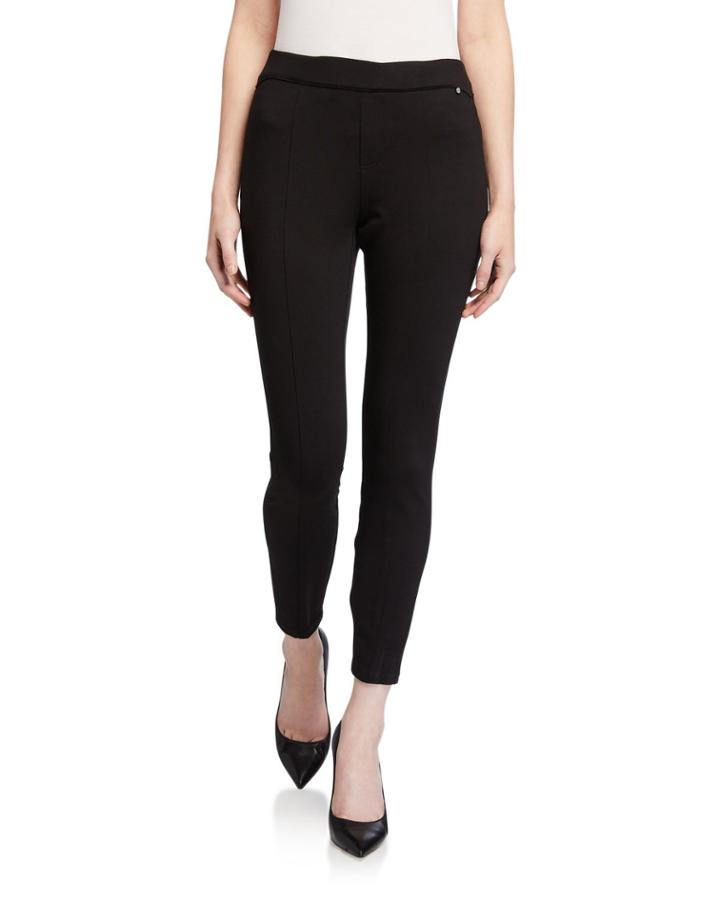 Elastic Waist Ponte Pants