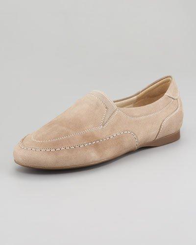 Gored Loafer Ballerina