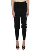Long-cuff Knit Harem Pants
