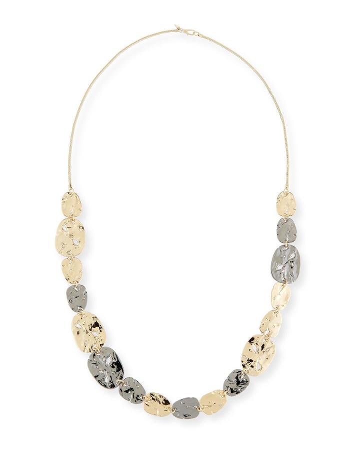 Rocky Medallion Station Necklace