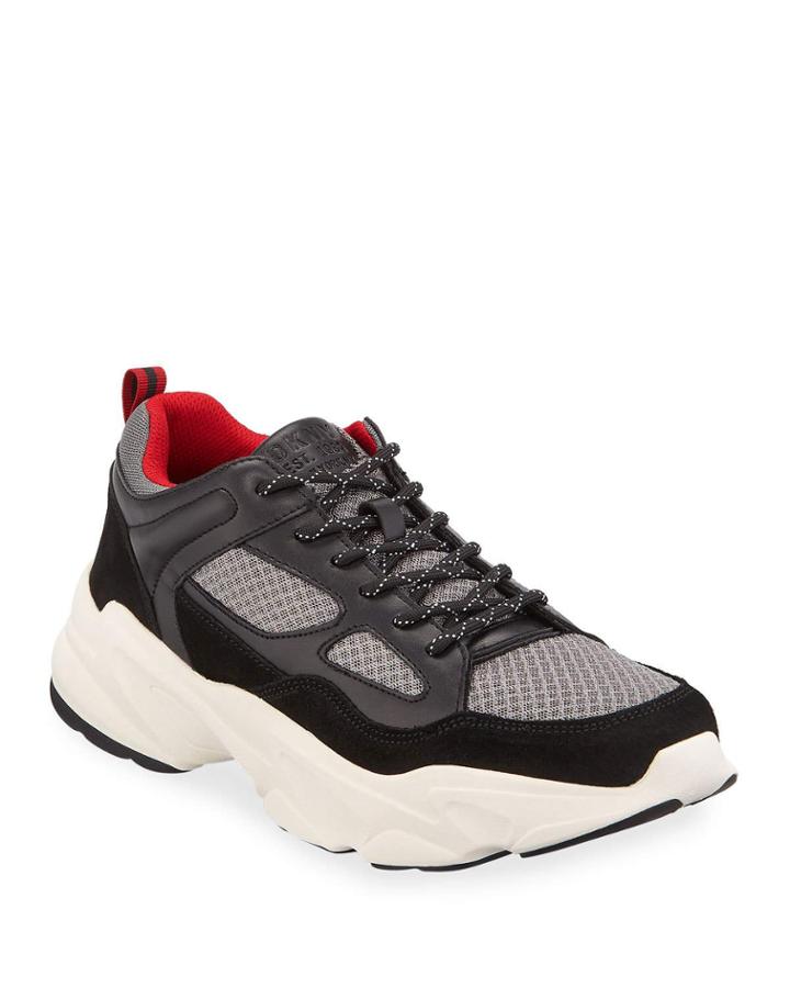 Men's Steven Mesh & Leather