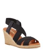 Daisy Elastic-strap Wedge Espadrilles