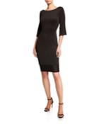 Boat-neck 1/2-sleeve