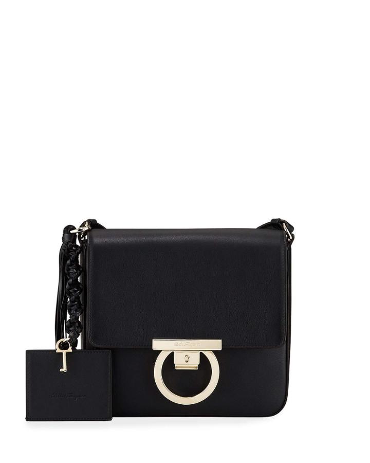 Gancini Lock Crossbody Bag