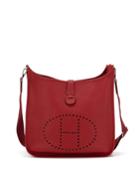Preowned Evelyne Iii Pebbled Leather Crossbody Bag, Red