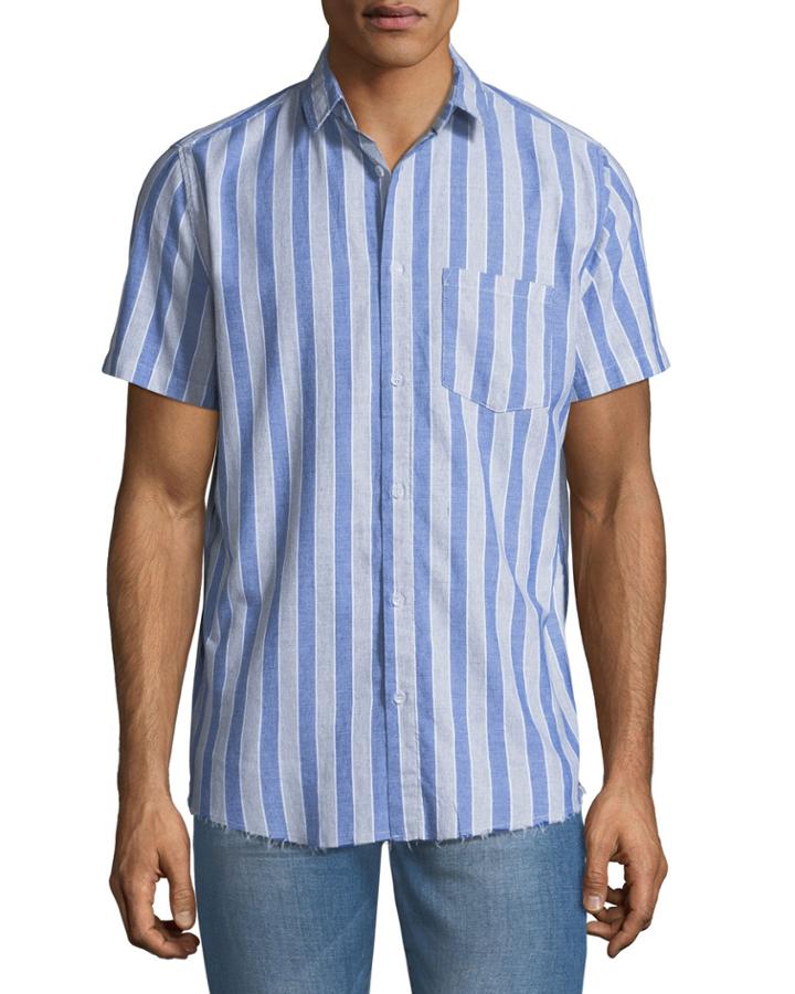 Men's Striped Short-sleeve