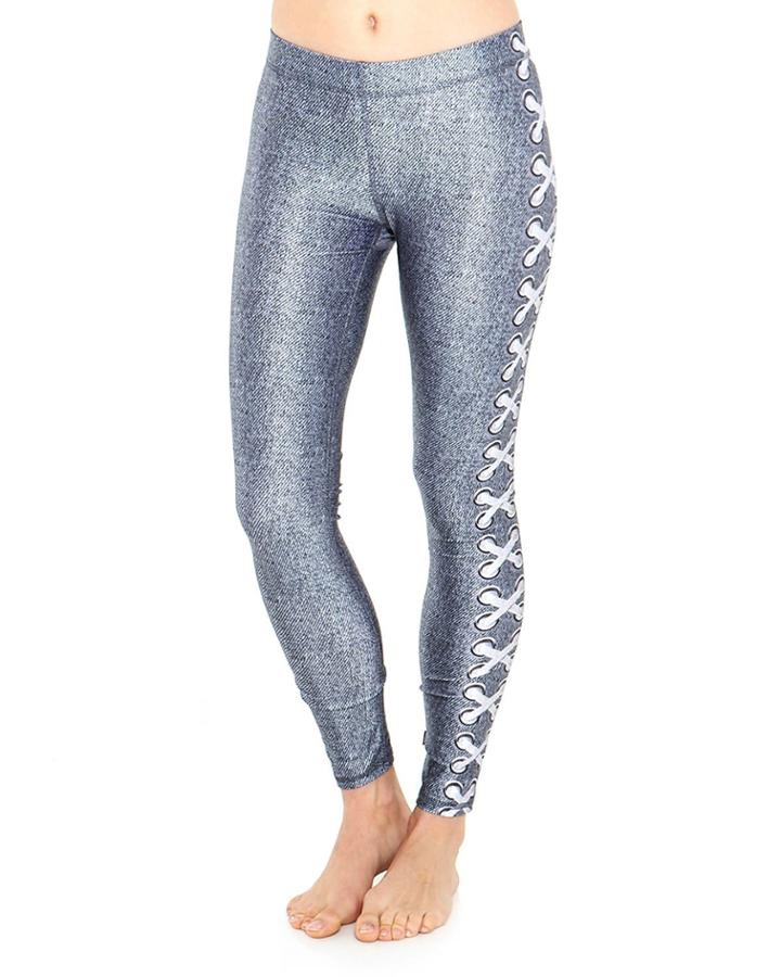 Side-lace Denim Performance