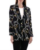 Chain Print Blazer