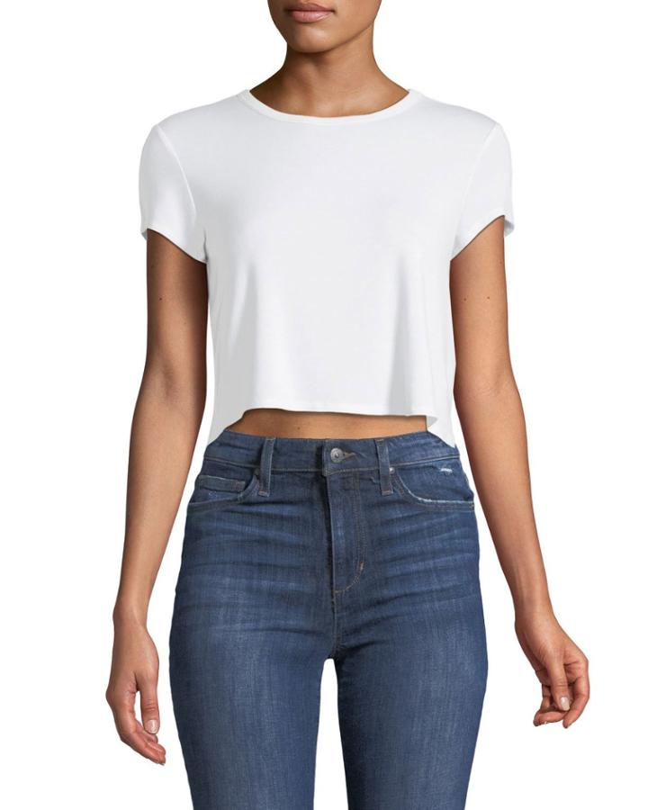 Cropped Jersey T-shirt