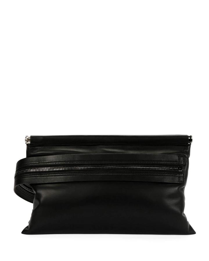 Flat East/west Framed Clutch Bag
