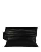 Flat East/west Framed Clutch Bag