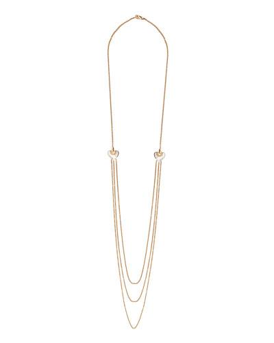 18k Cuore Mother-of-pearl Multi-strand Necklace