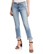 Bacara Straight-leg Cropped Jeans
