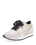 Tiger-print Lace-up
