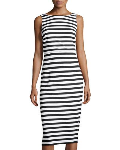 Marina Striped Sheath