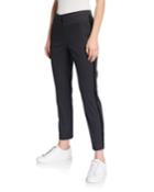 Macrame Seamed Dotted Pants