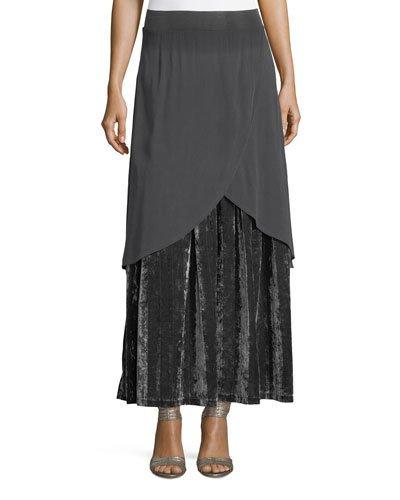 Sorrel Georgette & Velvet