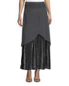 Sorrel Georgette & Velvet