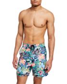 Men's Jungle Print Fixed Volley
