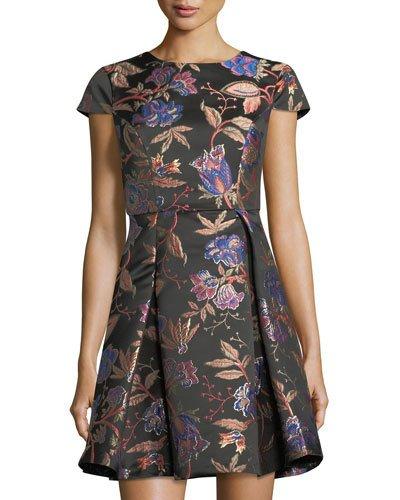 Floral Fit-&-flare Dress