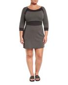 Robyn Zigzag Dress, Black