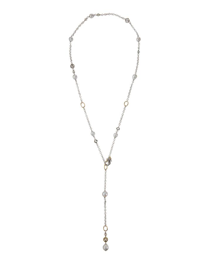 Legends Naga Baroque Pearl Y-drop Necklace