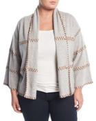 Cashmere Whipstitch Cardigan,