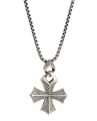 Men's Rayman Templar Cross Pendant Necklace