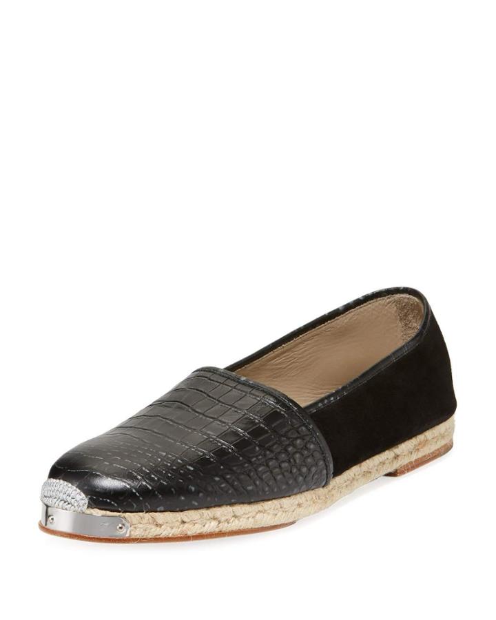 Men's Croc-embossed Slip-on