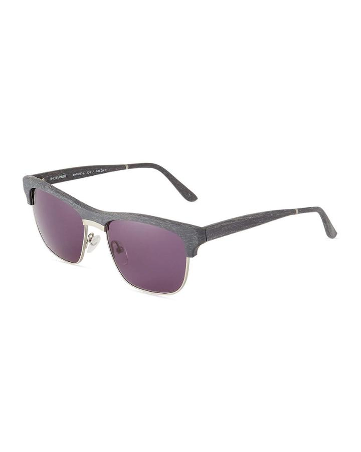 Uncle Albert Acetate/stainless Steel Wayfarer