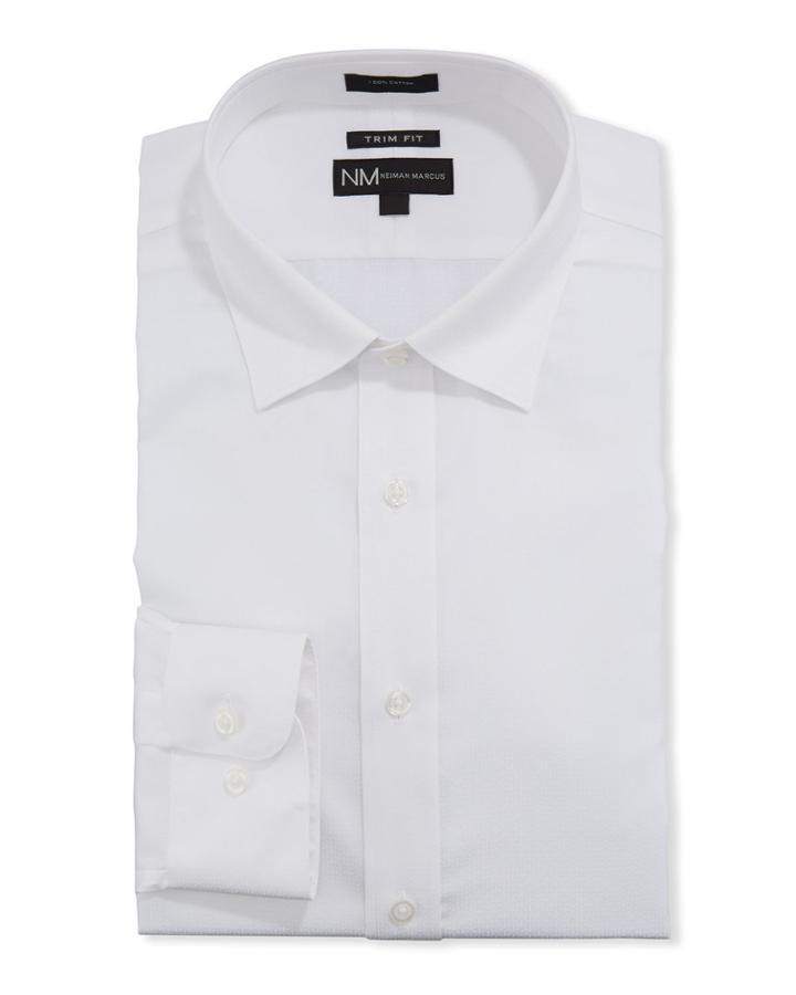 Men's Trim-fit Tonal Geo Dress