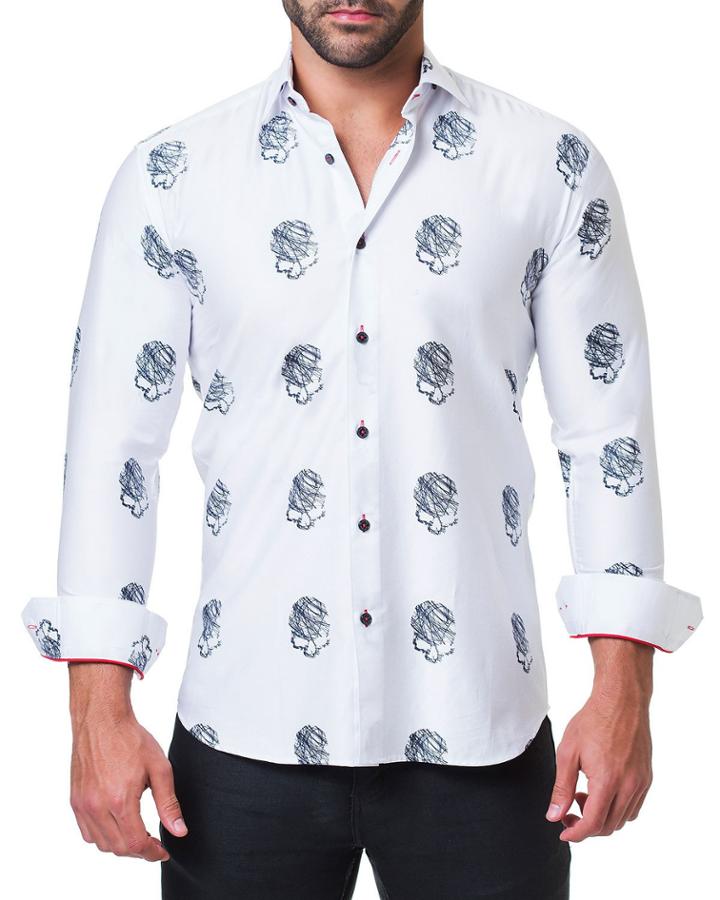 Men's Fibonacci Head Sketch Shaped-fit