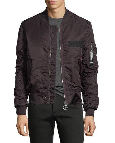 Nuxy Zip-front Bomber Jacket