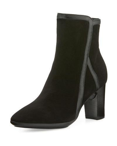 Whitley Weatherproof Suede Bootie, Black