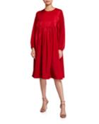 Kenzie A-line Long-sleeve Dress