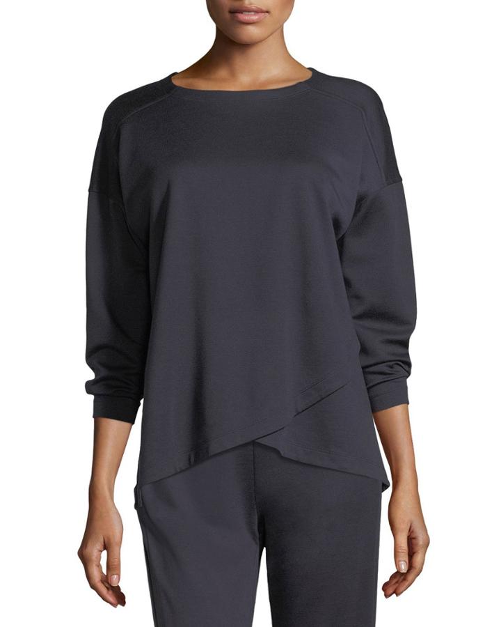 Crisscross Long-sleeve Top