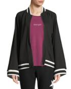 Lee Be Good Slogan Bomber Jacket