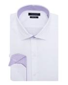 Men's Basic Herringbone Trim Fit Dress