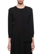 Asymmetric Pleated Top