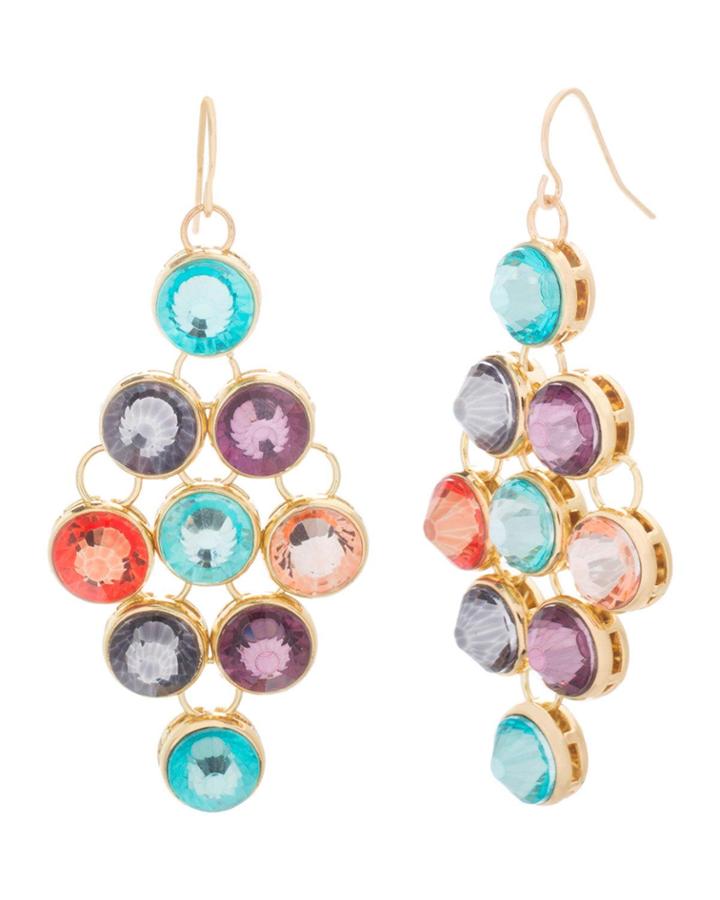 Circle Dangle Fishhook Earrings
