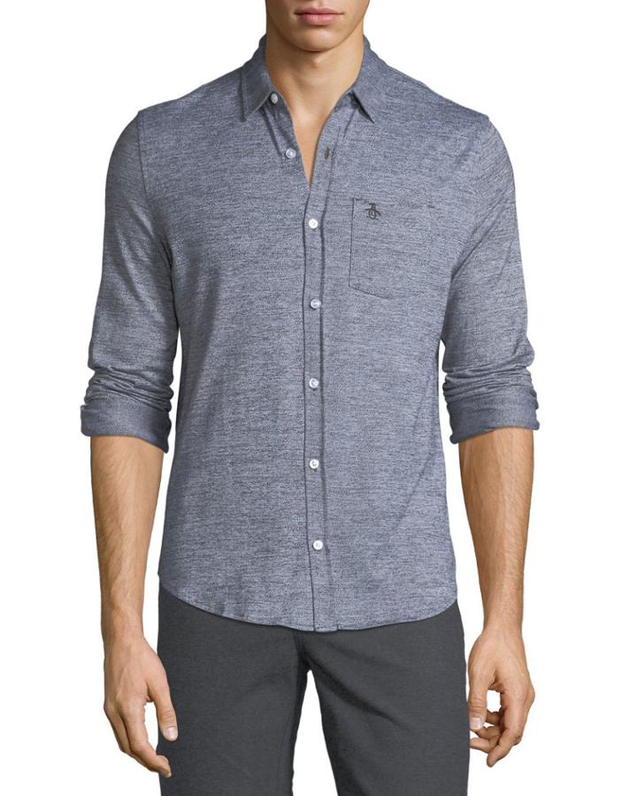 Men's Jaspe-knit